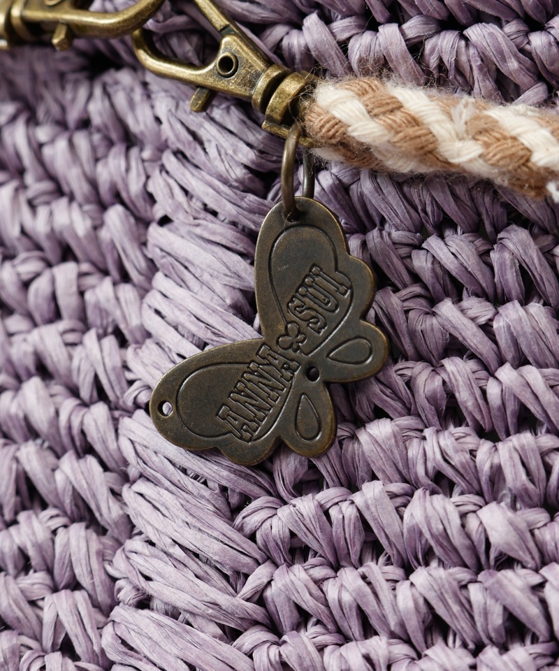 【 ANNA SUI（アナ スイ）】ペーパー手編みクロッシェハット
