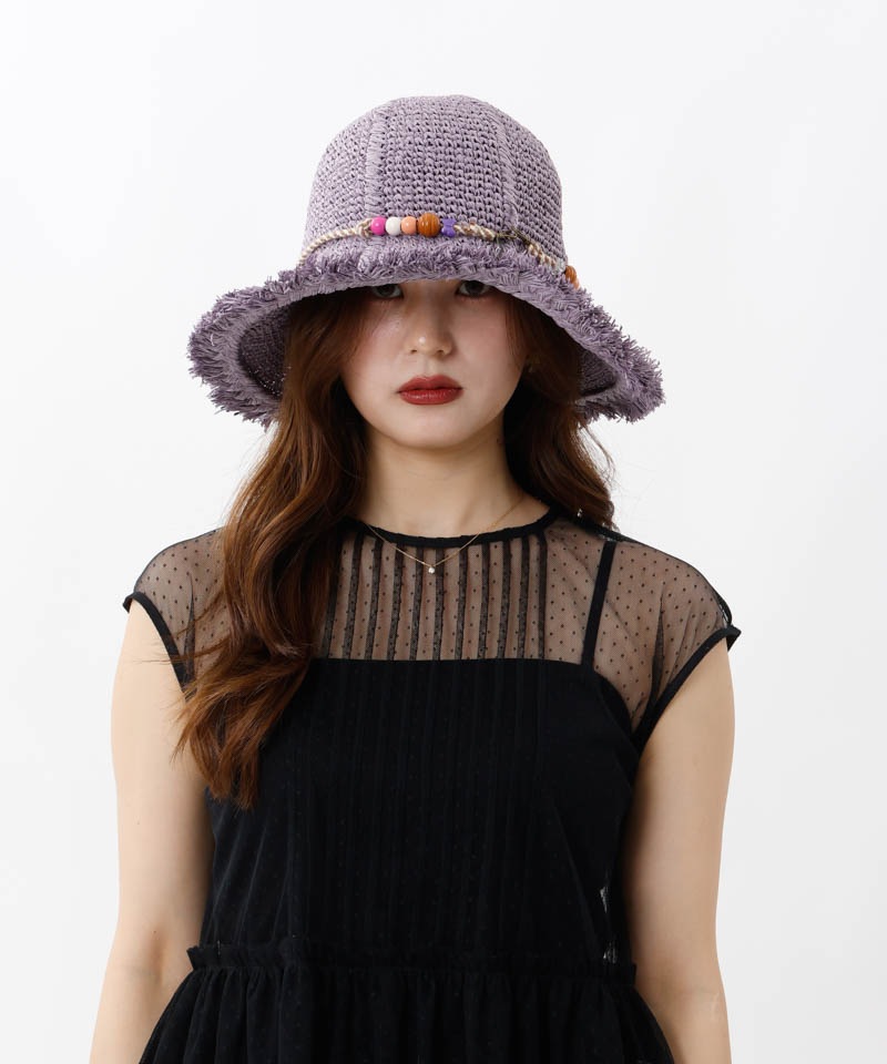 【 ANNA SUI（アナ スイ）】ペーパー手編みクロッシェハット