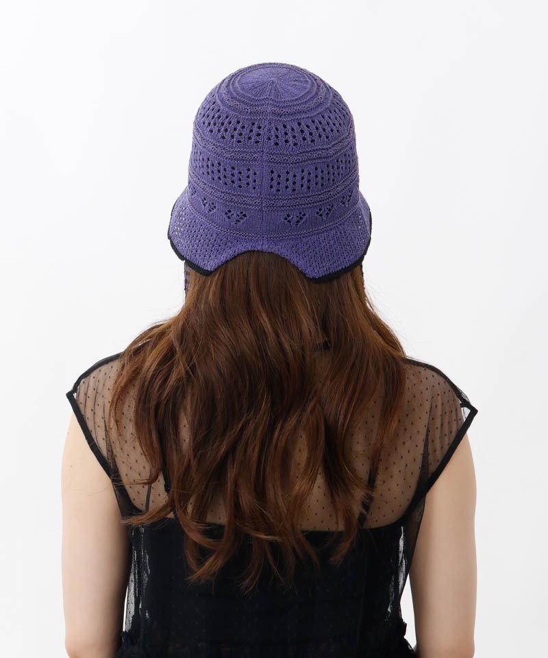 【 ANNA SUI（アナ スイ）】ハートジャカードボンネットハット
