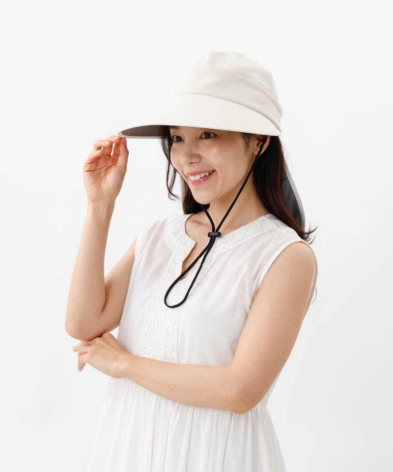 【WEB限定】サマーシールド　ジョッキーバイザーハット