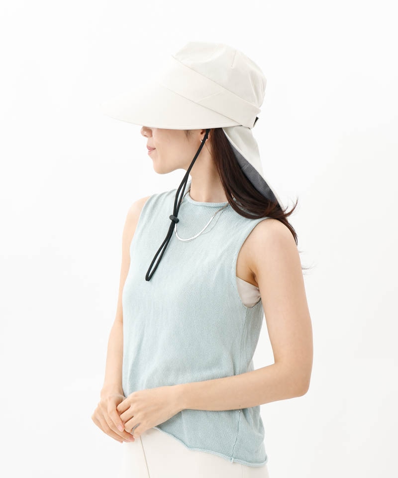 【WEB限定】サマーシールド　ジョッキーバイザーハット
