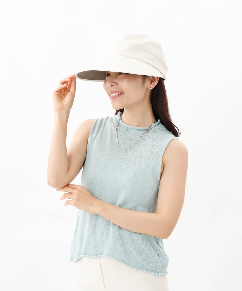 【WEB限定】サマーシールド　ジョッキーバイザーハット