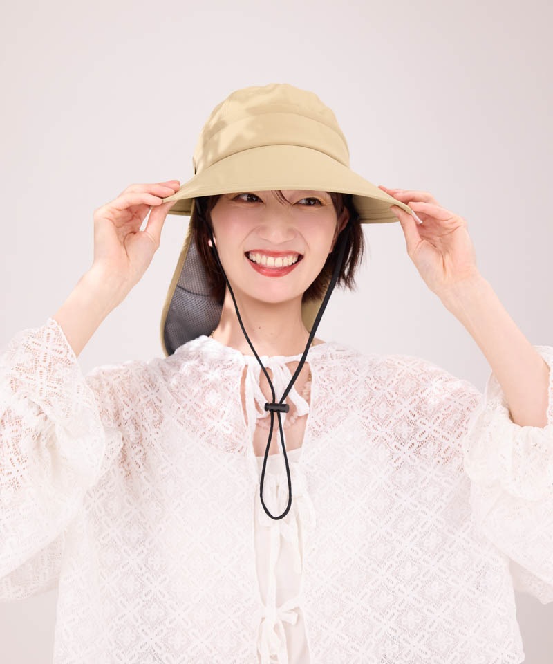 WEB限定】サマーシールド ジョッキーバイザーハットWEB限定サマー