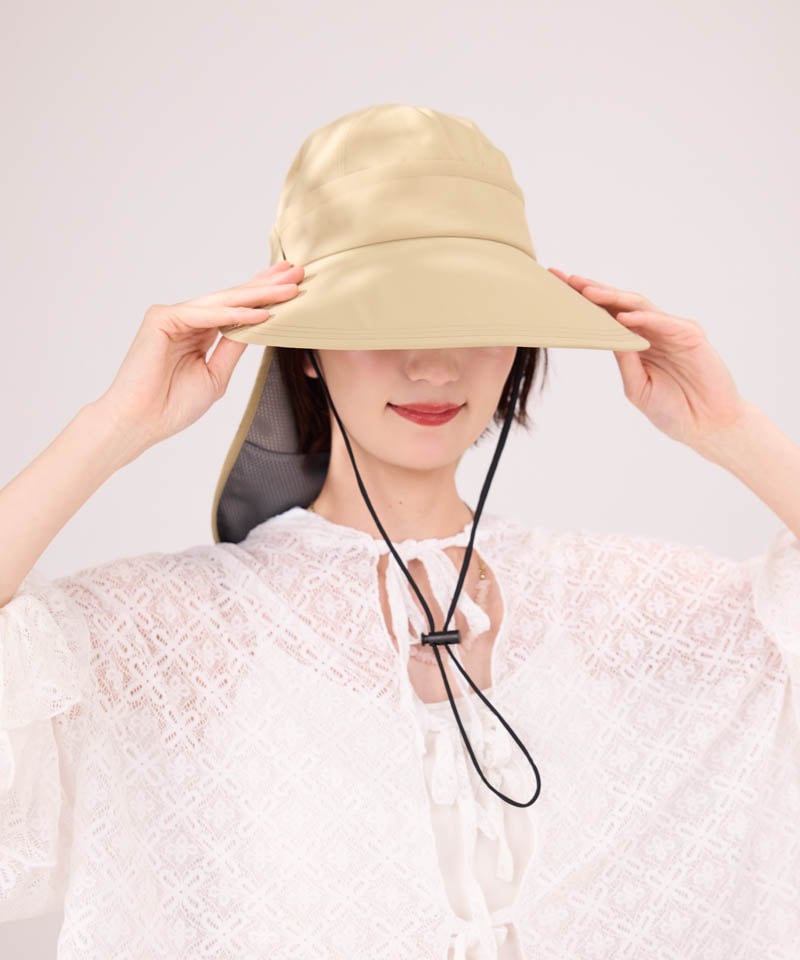 【WEB限定】サマーシールド　ジョッキーバイザーハット
