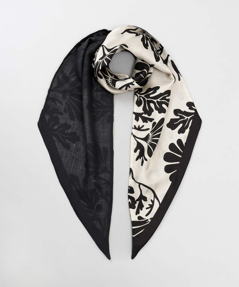 LANVIN en Bleu （ランバン オン ブルー）】シルク×ウールプリント