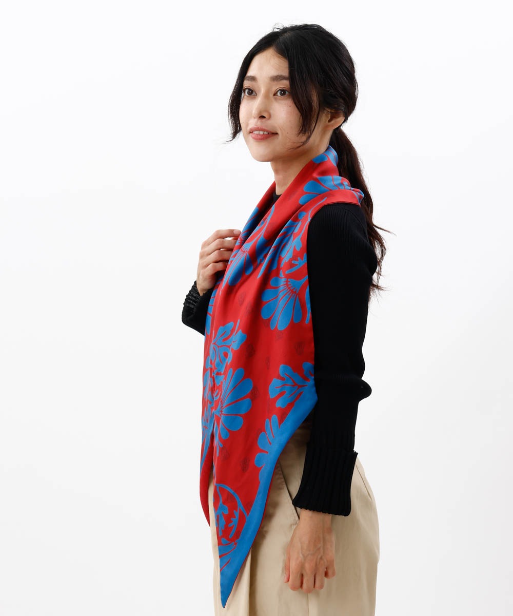 LANVIN en Bleu （ランバン オン ブルー）】シルク×ウール