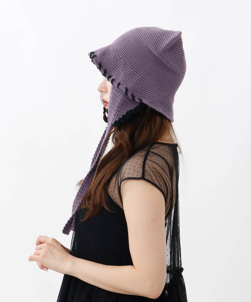 【 ANNA SUI（アナ スイ）】ネコ耳ボンネットハット