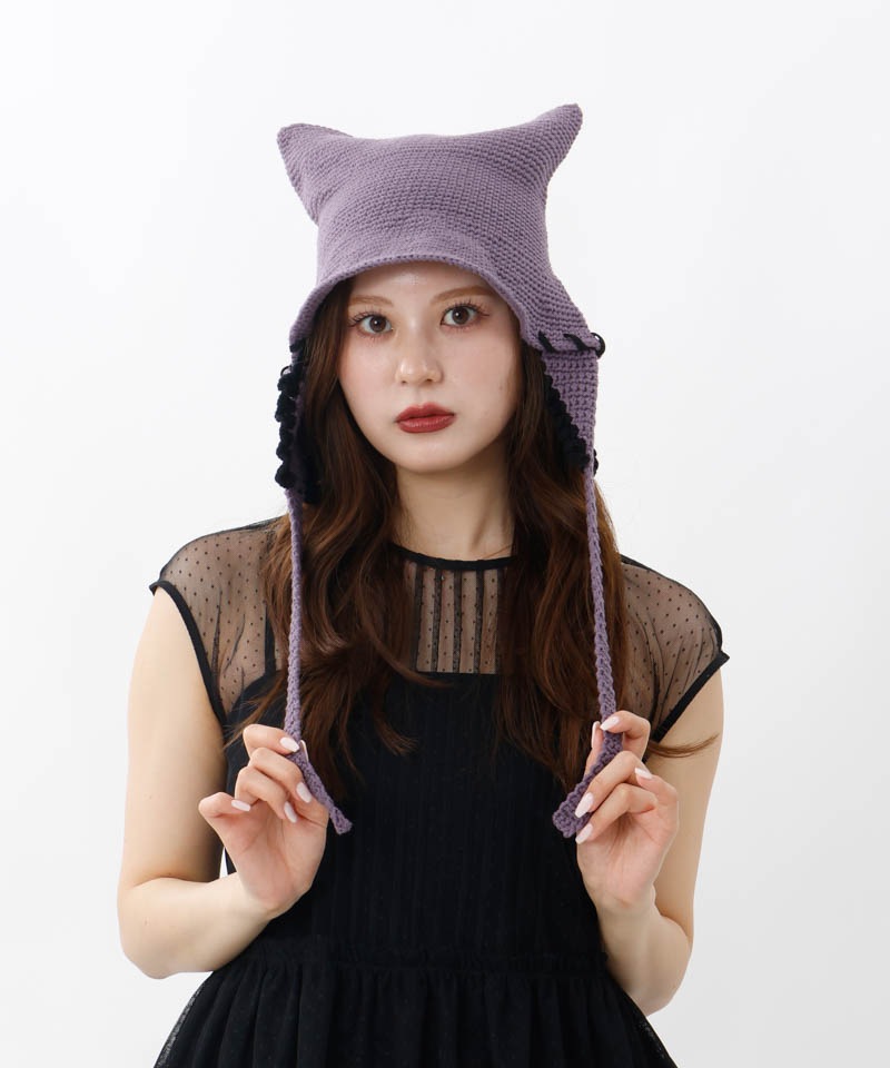ANNA SUI（アナ スイ）】ネコ耳ボンネットハットANNA SUI,帽子
