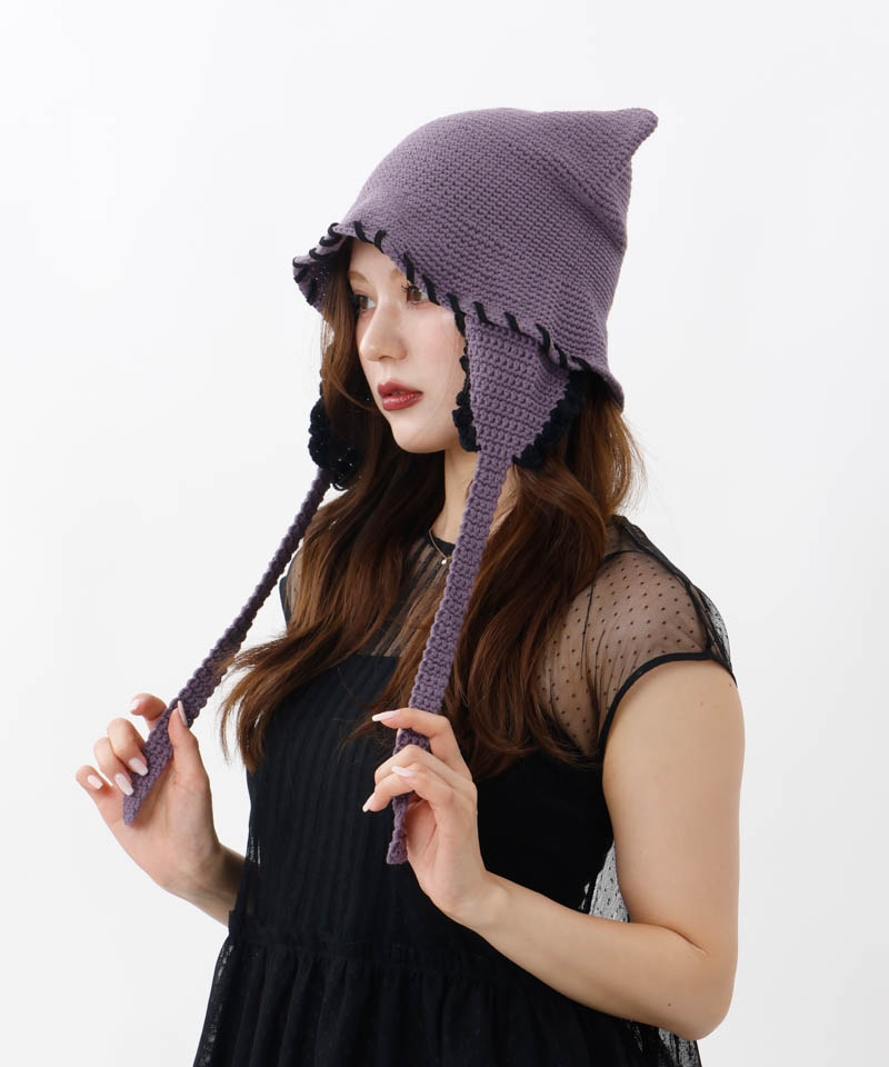 ANNA SUI（アナ スイ）】ネコ耳ボンネットハットANNA SUI,帽子