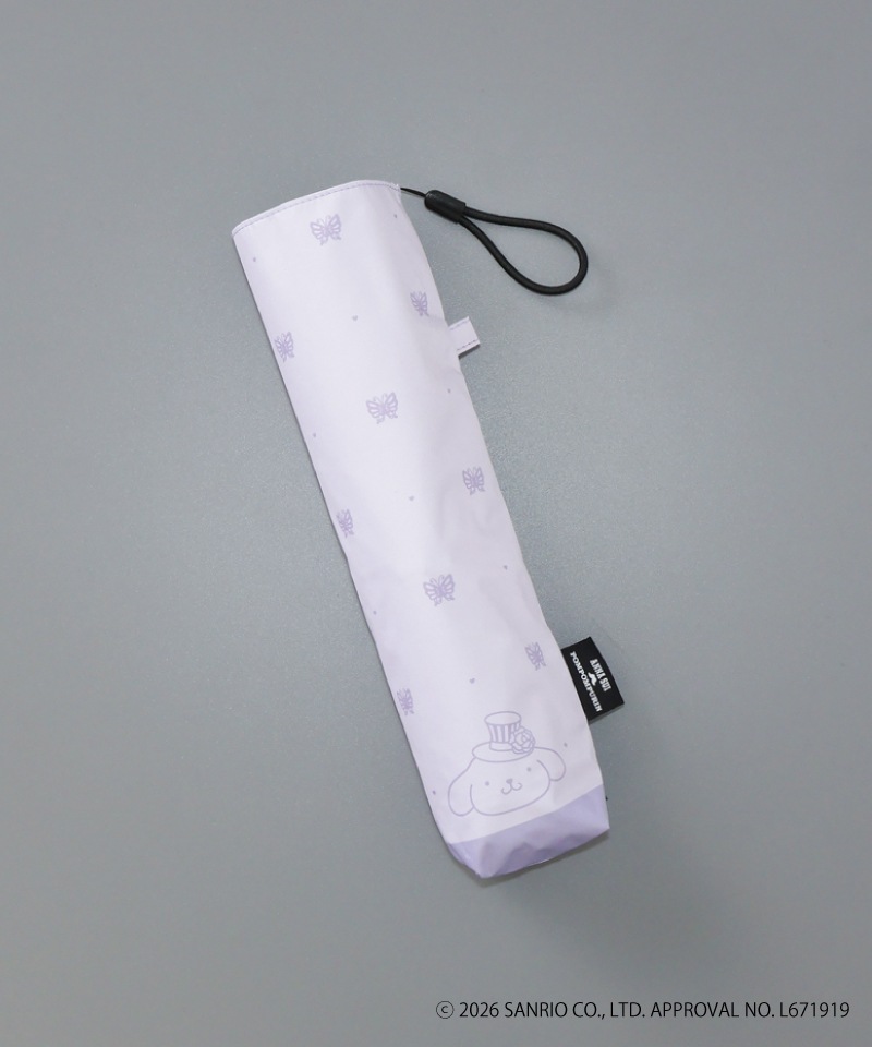 【 ANNA SUI（アナ スイ）】ANNA SUI x ポムポムプリン 晴雨兼用折りたたみ傘 (バイカラー・ポムポムプリン)