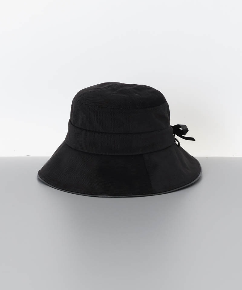 新品】アンテプリマ ハット 黒 アンテプリマ ハット ドローコード付き