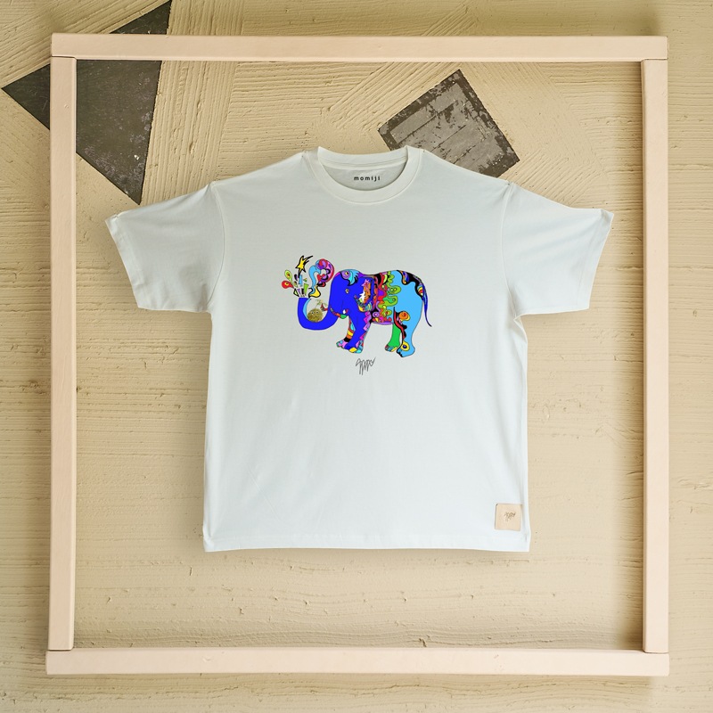 【 momiji 】 T the Art -幸せのゾウ-