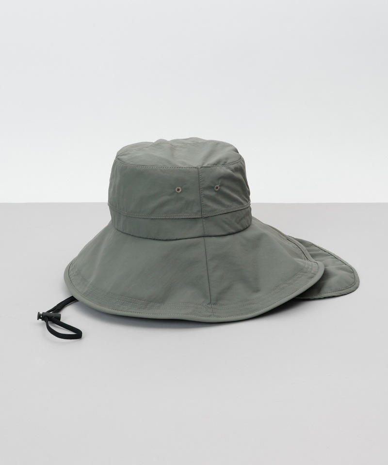 【WEB限定】サマーシールド　ベンチレーション広つばハット