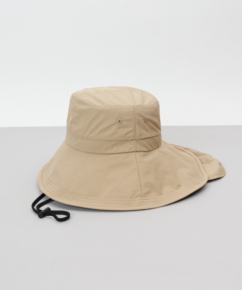 【WEB限定】サマーシールド　ベンチレーション広つばハット