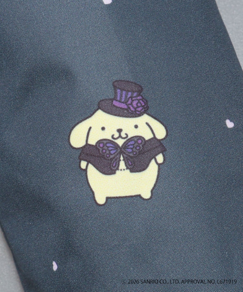 【 ANNA SUI（アナ スイ）】ANNA SUI x ポムポムプリン 晴雨兼用折りたたみ傘 (ポムポムプリンとお友だち)