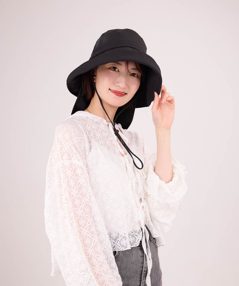 WEB限定】サマーシールド エッジアップ広つばハットWEB限定サマー