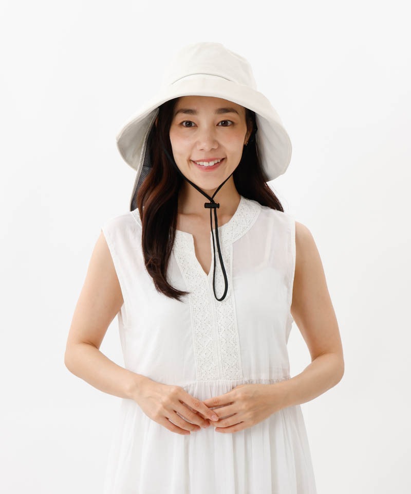 【WEB限定】サマーシールド　エッジアップ広つばハット