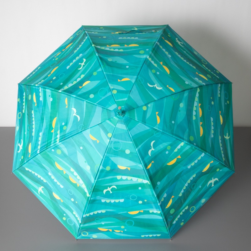【 クリエイターズ マーケット 】 スズキトモコ　海（雨傘）当ストア限定 受注生産品