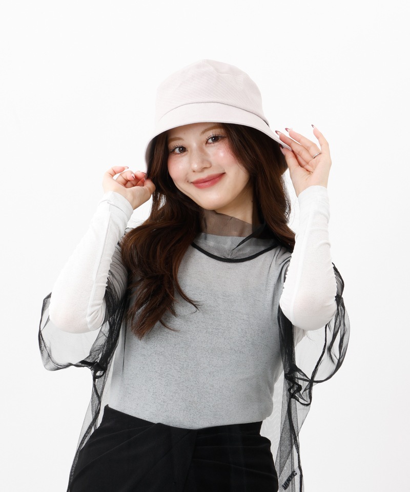 【 ANNA SUI（アナ スイ）】ドローコード付きステッチクロッシェハット
