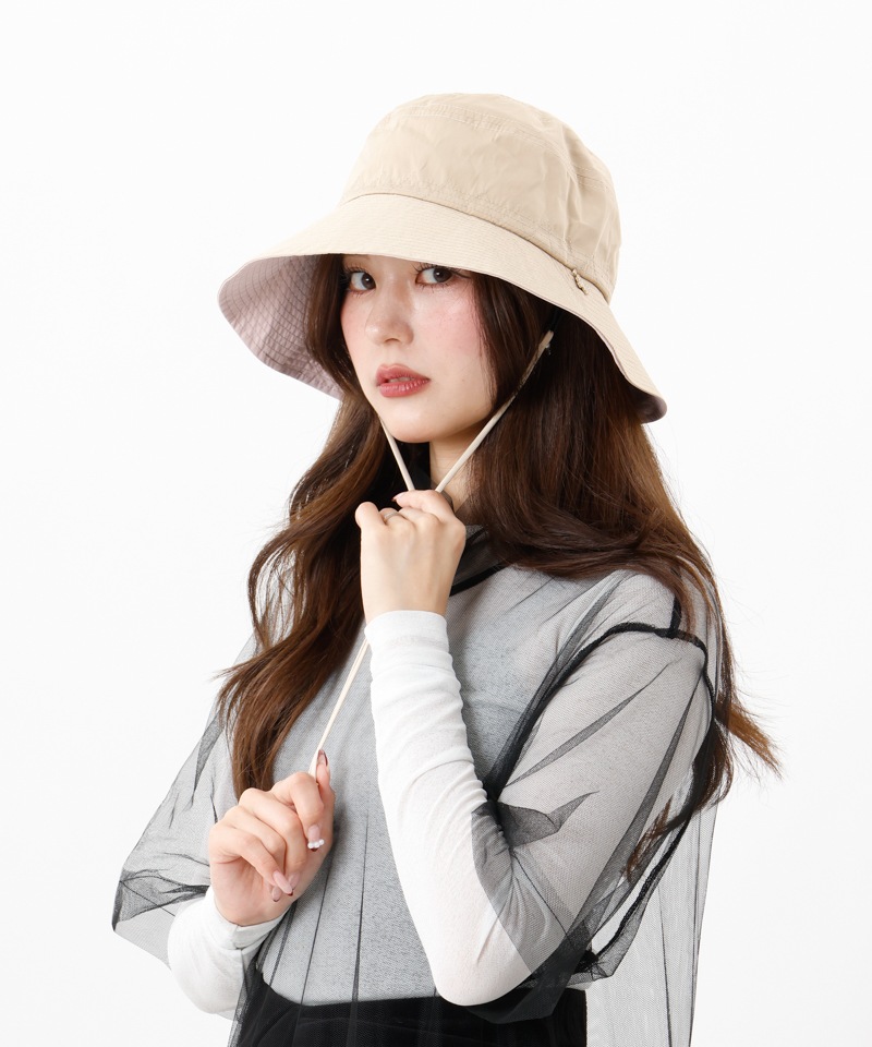 【 ANNA SUI（アナ スイ）】ドローコード付きクロッシェハット