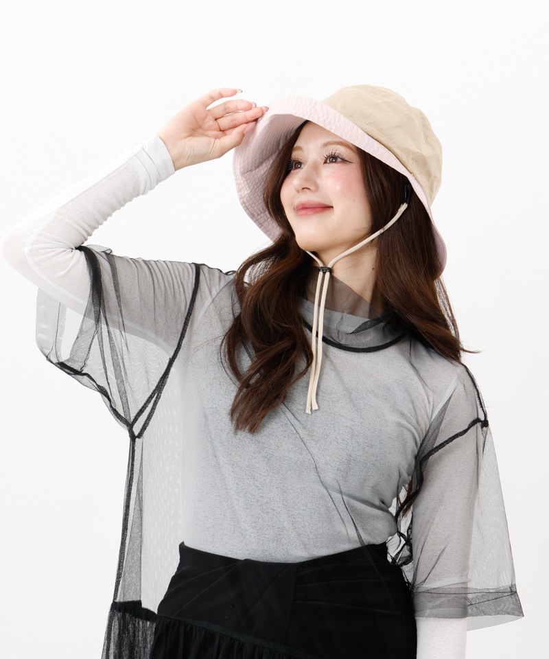 【 ANNA SUI（アナ スイ）】ドローコード付きクロッシェハット