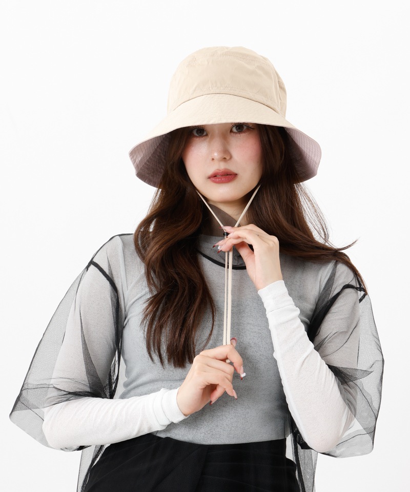 【 ANNA SUI（アナ スイ）】ドローコード付きクロッシェハット