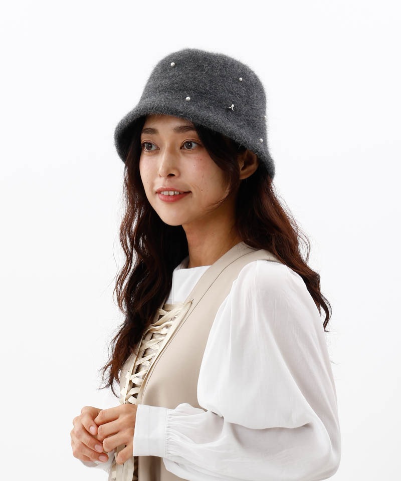 【新品】アンテプリマ　ハット　白 ホワイト（白）系 ANTEPRIMA(アンテプリマ) 帽子(レディース) - 海外