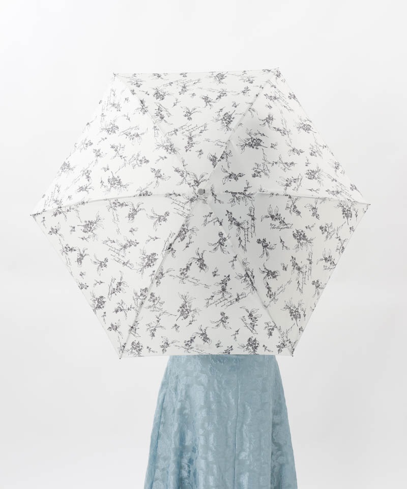 【 JILL STUART（ジル スチュアート）】金木犀プリント雨傘(折りたたみ)