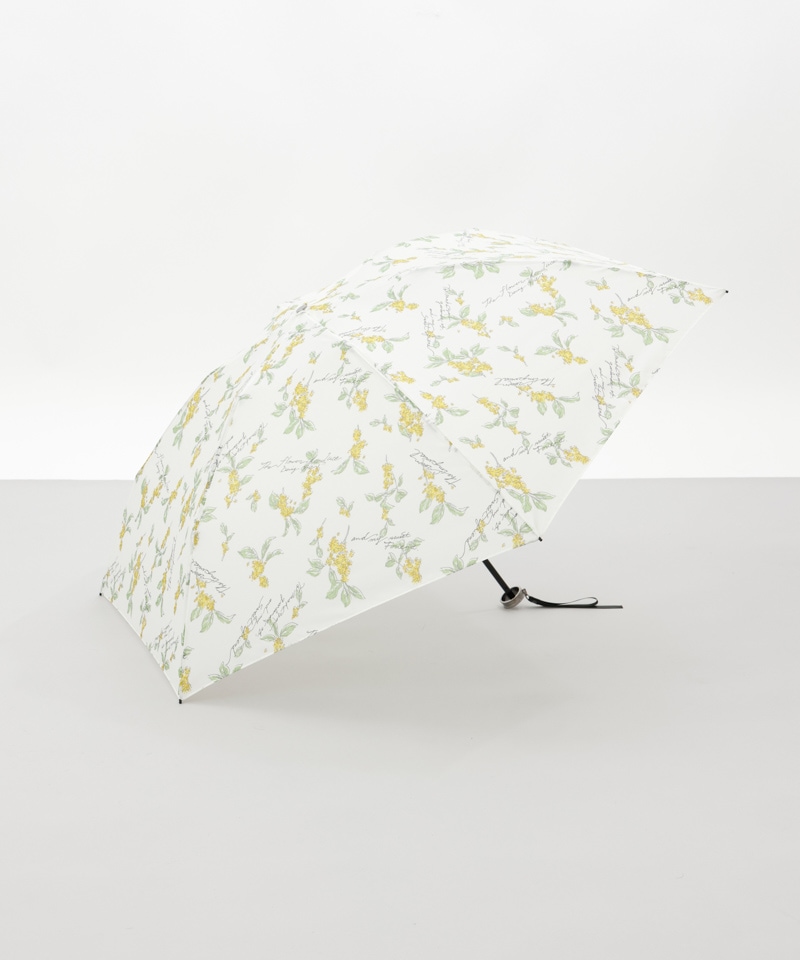 【 JILL STUART（ジル スチュアート）】金木犀プリント雨傘(折りたたみ)