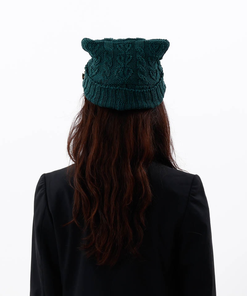 ANNA SUI（アナ スイ）】ネコ耳ニットキャップANNA SUI｜オーロラ