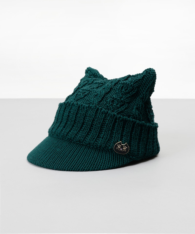 アナ スイ（ANNA SUI）/【 ANNA SUI（アナ スイ）】ネコ耳ニットキャップ ANNA SUI（アナ スイ）】ネコ耳ニットキャップANNA SUI｜オーロラ