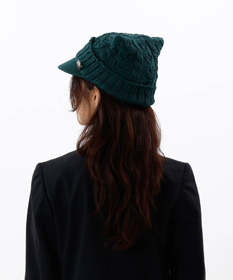 ANNA SUI（アナ スイ）】ネコ耳ニットキャップANNA SUI｜オーロラ