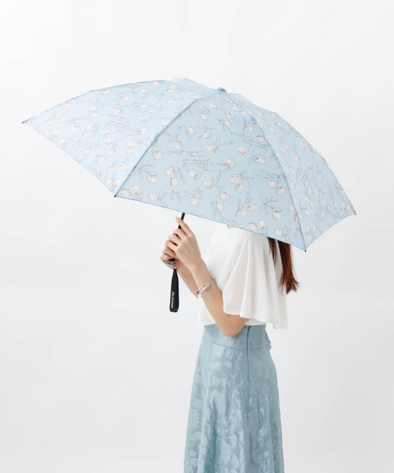 JILL STUART（ジル スチュアート）】アップルプリント雨傘(折りたたみ