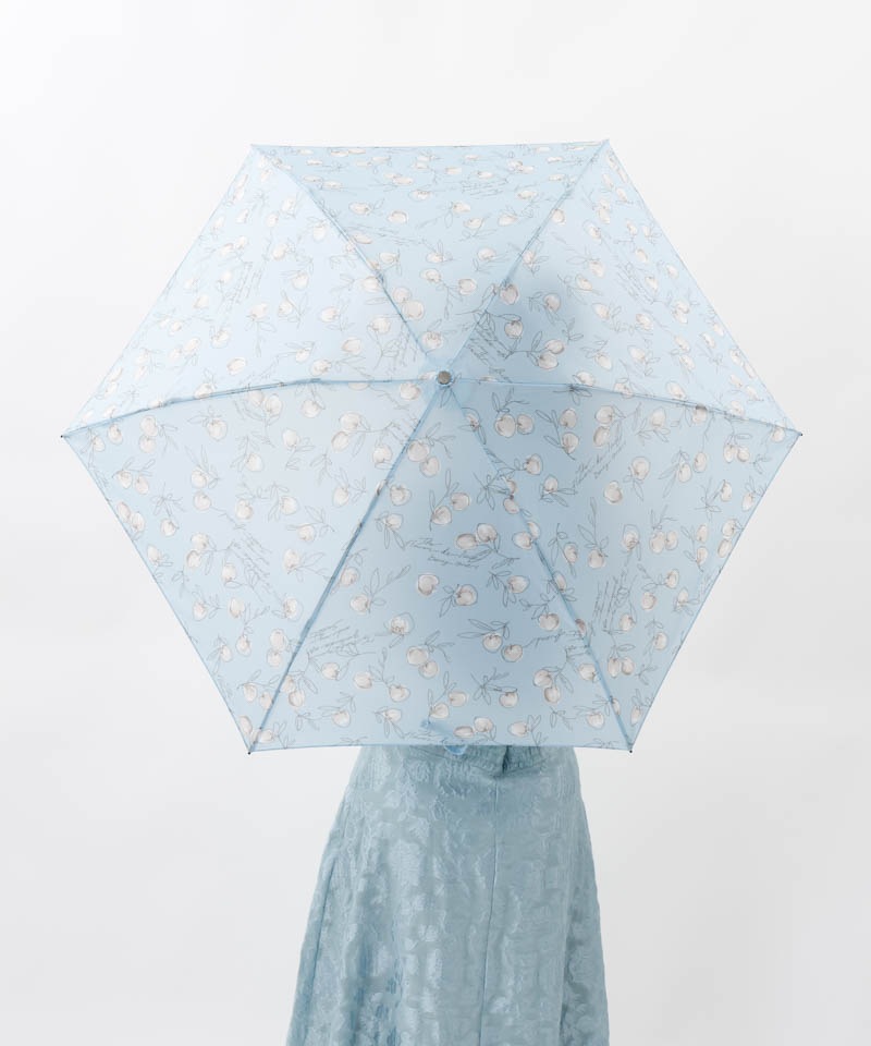 JILL STUART（ジル スチュアート）】アップルプリント雨傘(折りたたみ