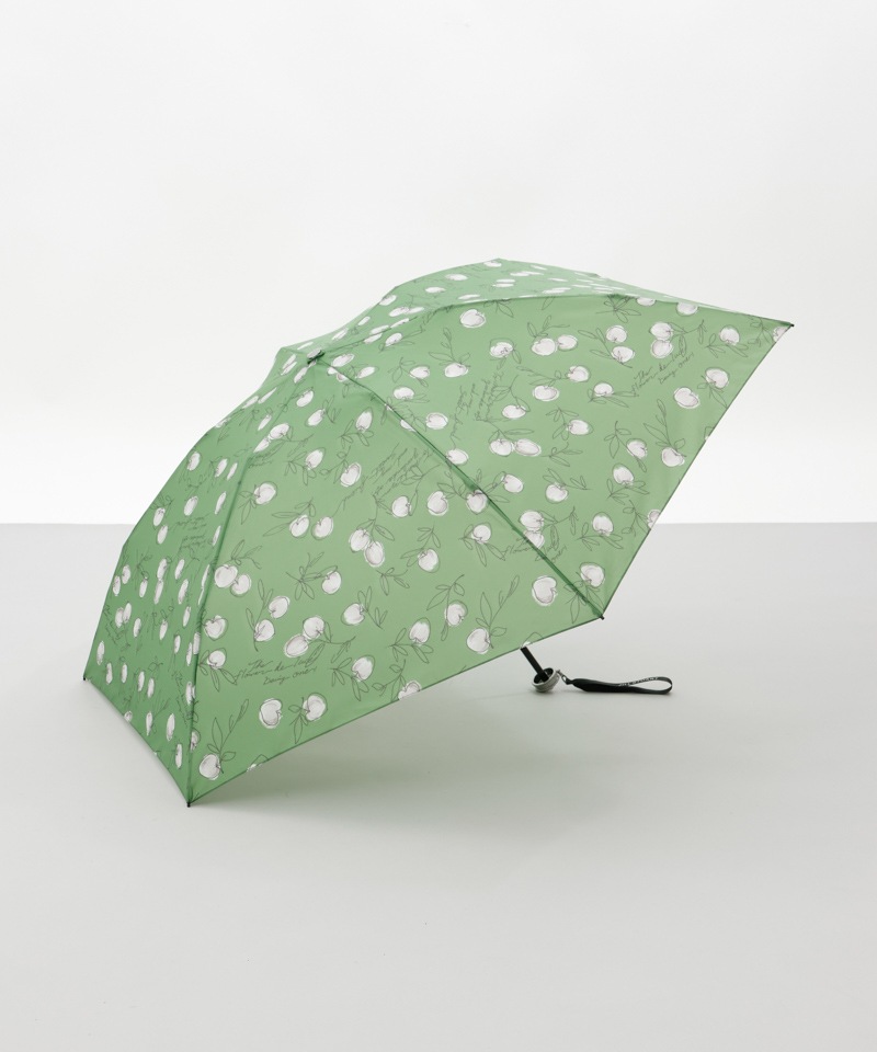 JILL STUART（ジル スチュアート）】アップルプリント雨傘(折りたたみ