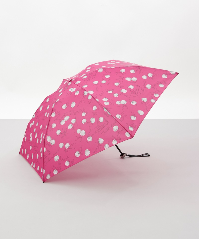 【 JILL STUART（ジル スチュアート）】アップルプリント雨傘(折りたたみ)