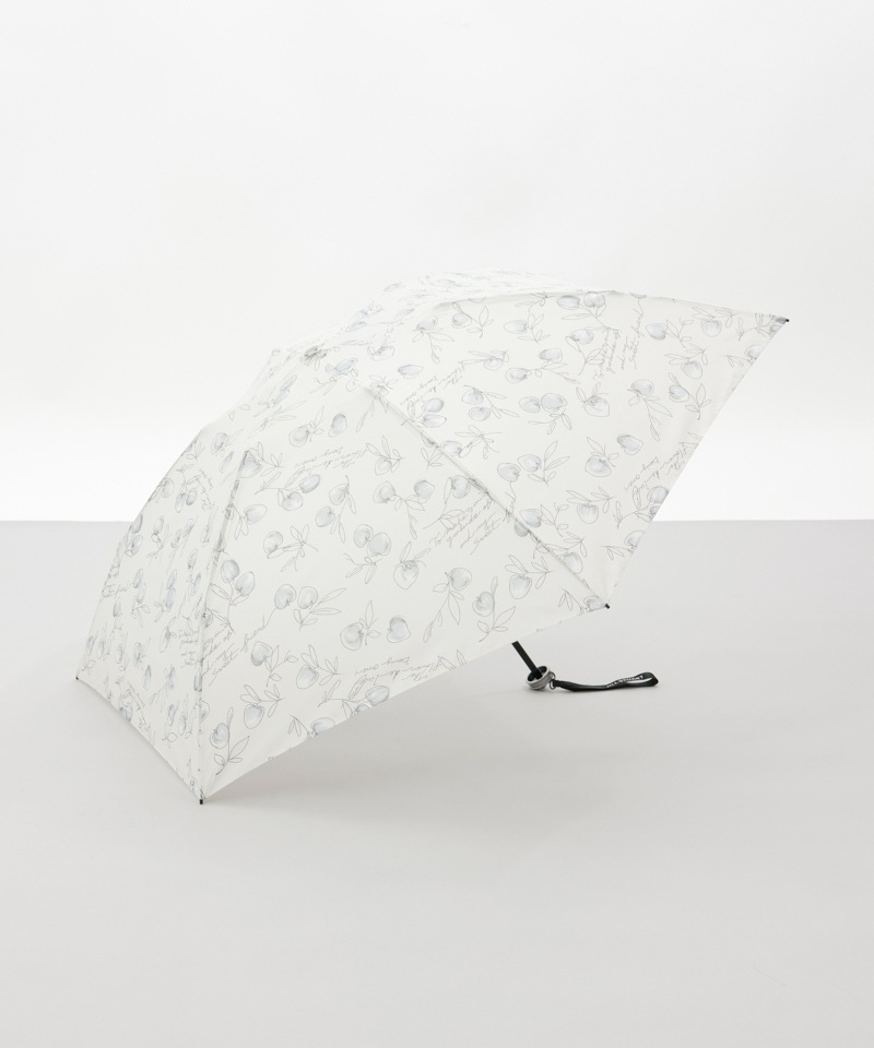 JILL STUART（ジル スチュアート）】アップルプリント雨傘(折りたたみ