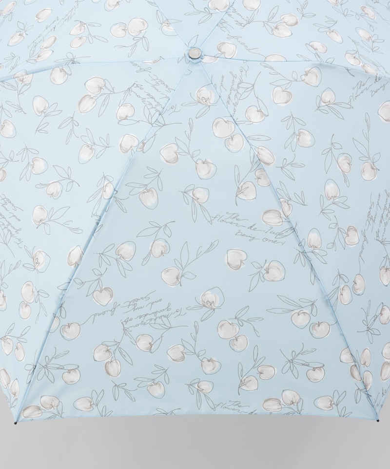 【 JILL STUART（ジル スチュアート）】アップルプリント雨傘(折りたたみ)