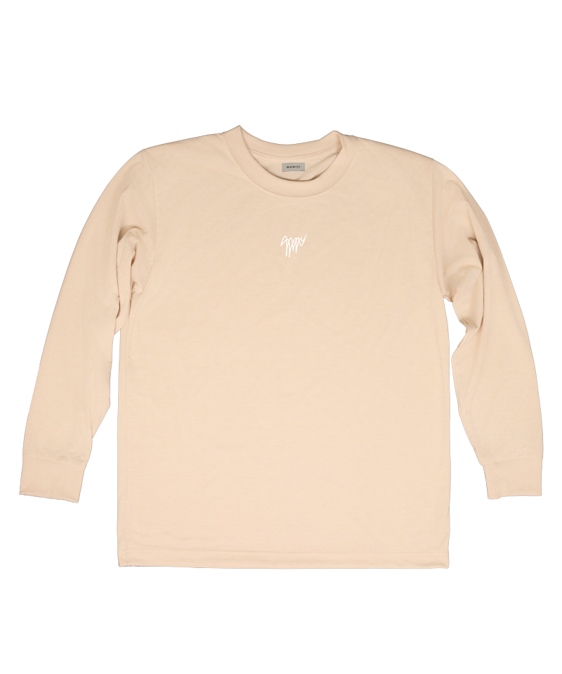 【 momiji  】 Long sleeve T the logo recycle polyester