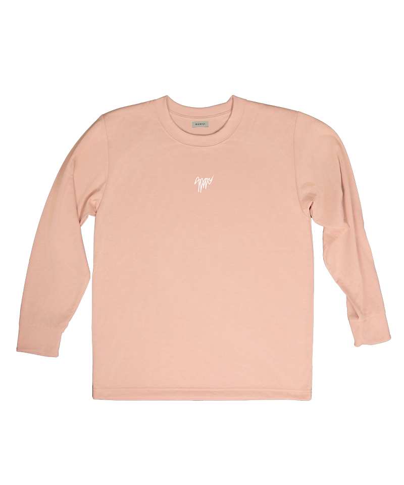 【 momiji  】 Long sleeve T the logo recycle polyester