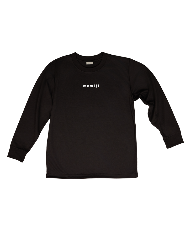 【 momiji  】 Long sleeve T the logo recycle polyester