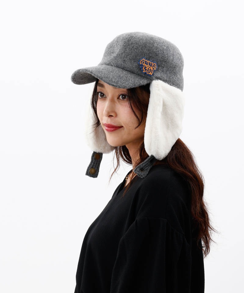 アナ スイ（ANNA SUI）/【 ANNA SUI（アナ スイ）】バスク風ウールサーモフライトキャップ ANNA SUI（アナ スイ）】バスク風ウールサーモフライトキャップALL