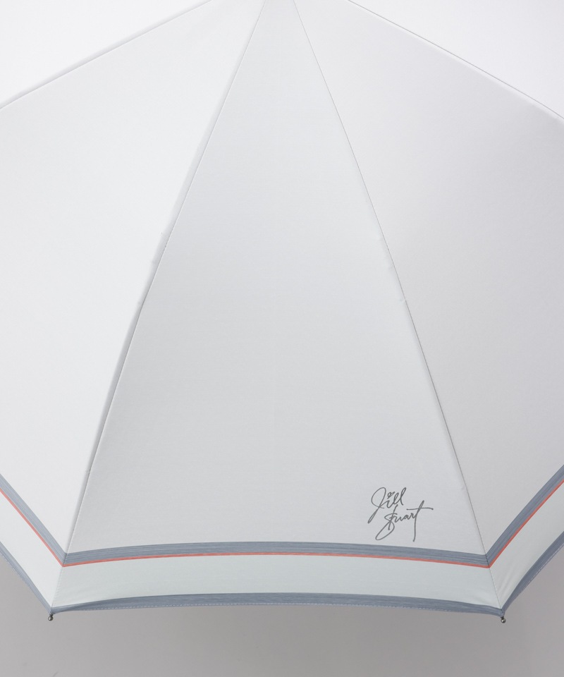 【 JILL STUART（ジル スチュアート）】先染めボーダー晴雨兼用傘(長傘)