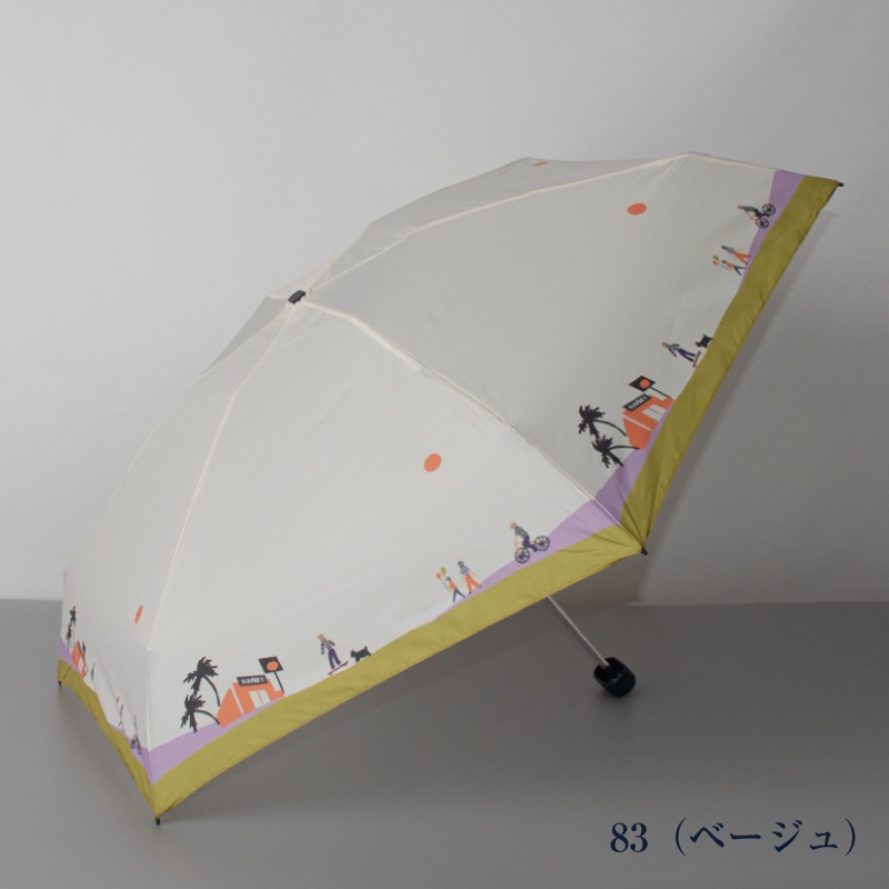 【 CHAMCHAM MARKET（チャムチャムマーケット）】 雨傘（折りたたみ・ミニ）