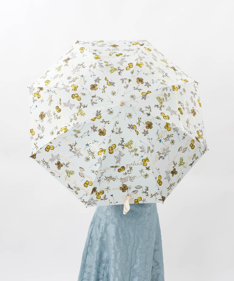 JILL STUART（ジル スチュアート）】ボタニカル箔プリント晴雨兼用傘