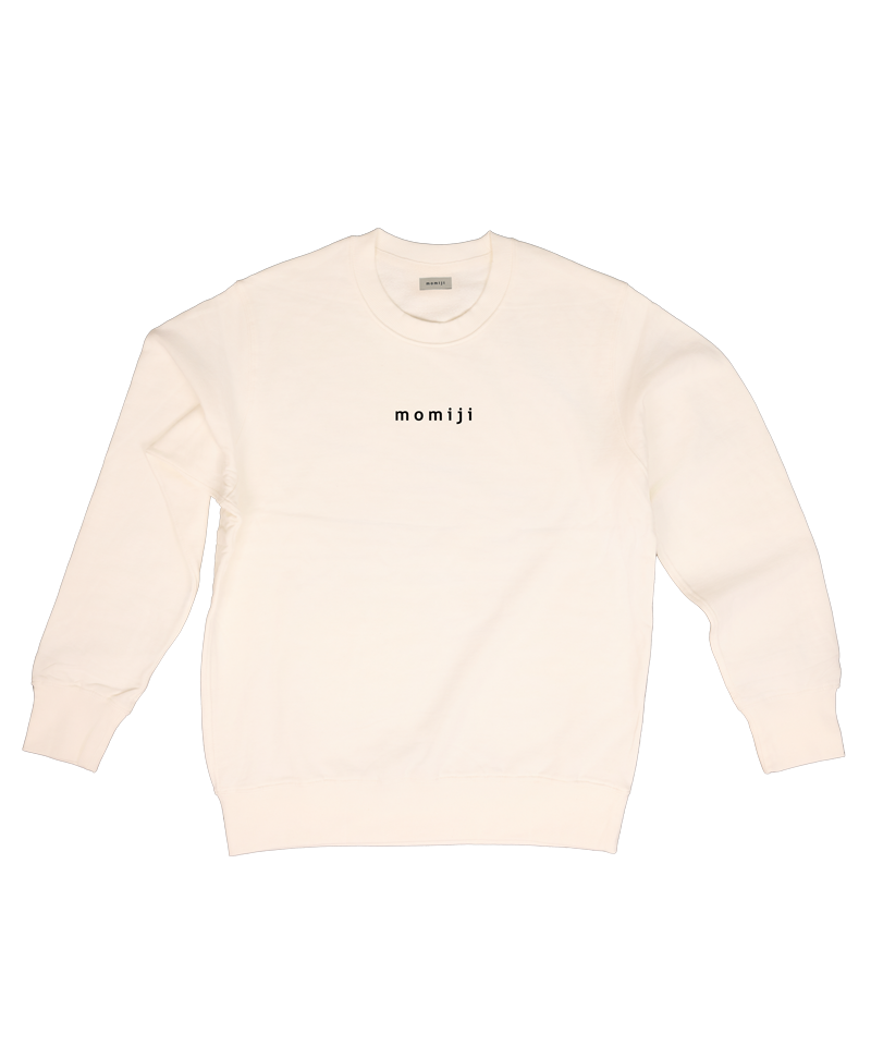 【 momiji 】 Sweat T the logo organic cotton