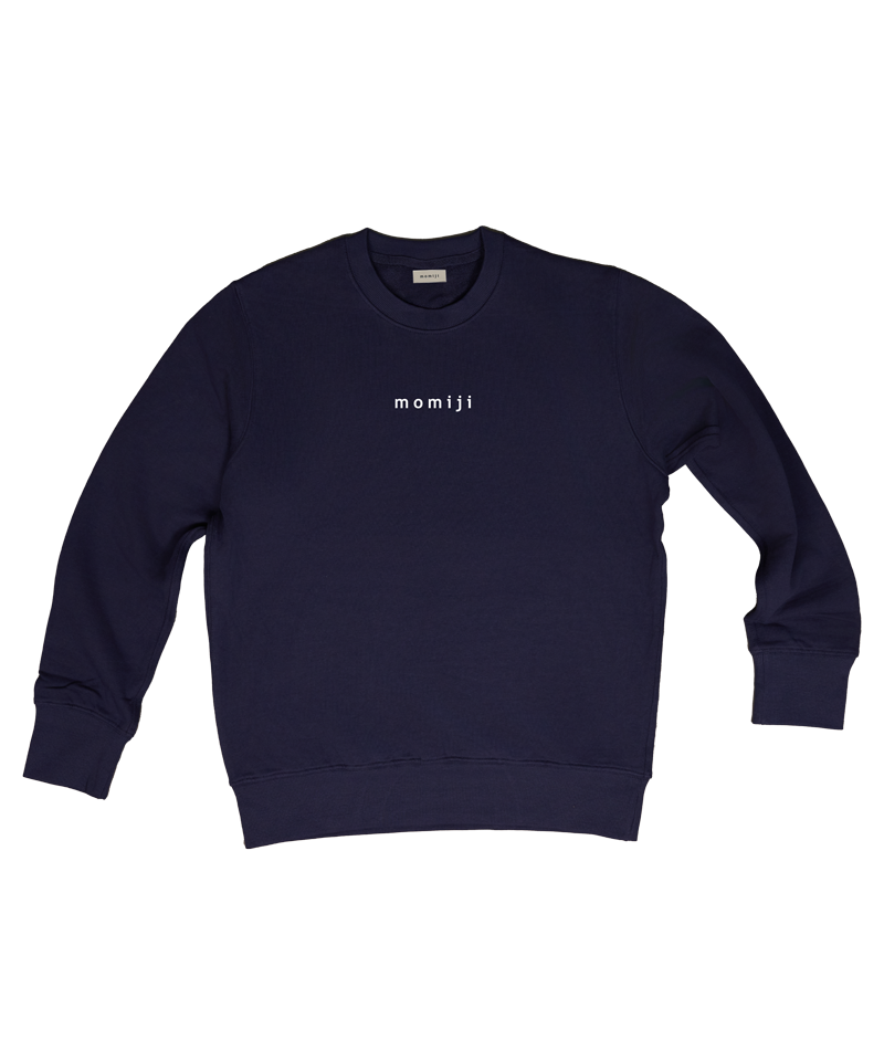 【 momiji 】 Sweat T the logo organic cotton