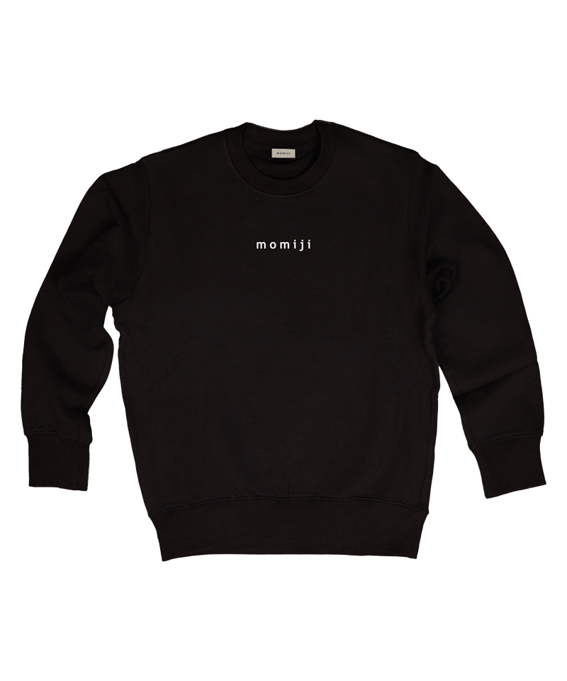 【 momiji 】 Sweat T the logo organic cotton