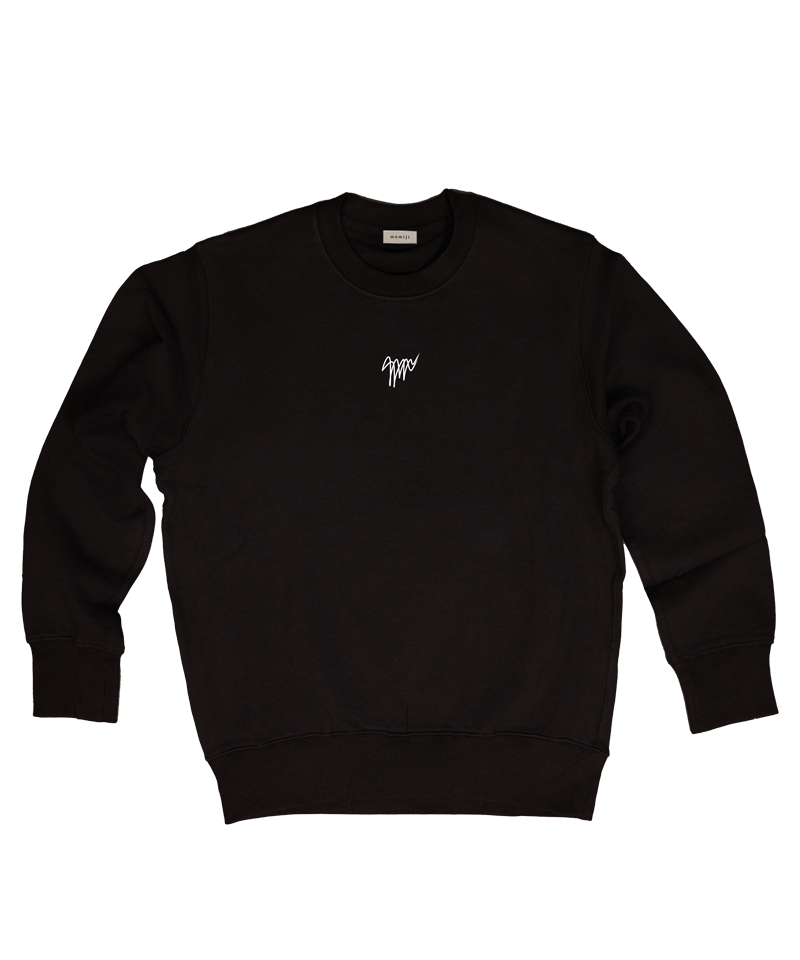 【 momiji 】 Sweat T the logo organic cotton