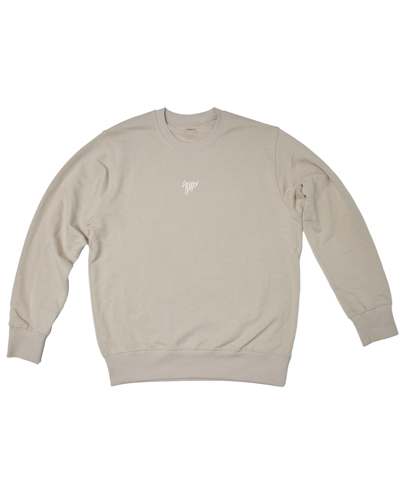 【 momiji 】 Sweat T the logo organic cotton